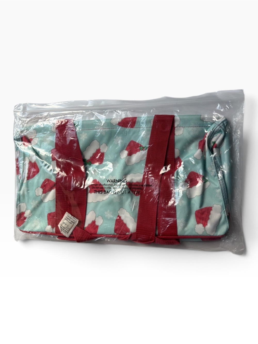 Thirty-One Medium Utility Tote Hats Off Holiday
Print w/ Top-A-Tote Lid Included